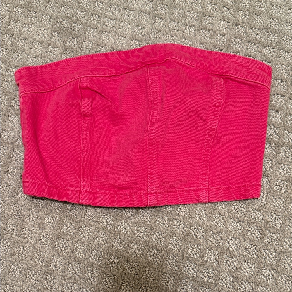 Zara Red Crop Top